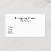 Zonnevervroegde Visitekaartjes (Achterkant)