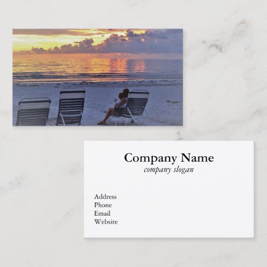 Zonnevervroegde Visitekaartjes (Voorkant / Achterkant)