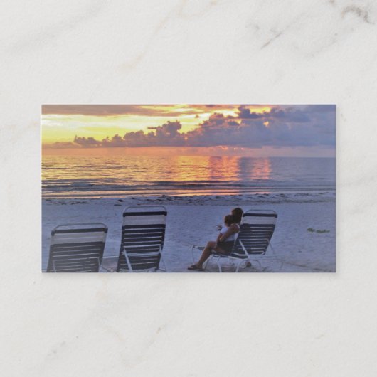 Zonnevervroegde Visitekaartjes (Voorkant)