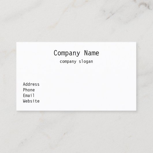 Zonnevervroegde Visitekaartjes #14a (Achterkant)