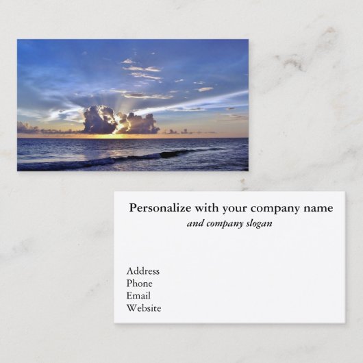 Zonnevervroegde Visitekaartjes #15 (Voorkant / Achterkant)