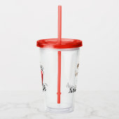 Zonnevesting voor levensechte trommel acryl drinkbeker (Rechts)