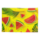 Zonnevibes met watermeloenen hoesje kussensloop (Achterkant)