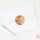 Zonnevignet rond ronde sticker (Envelop)