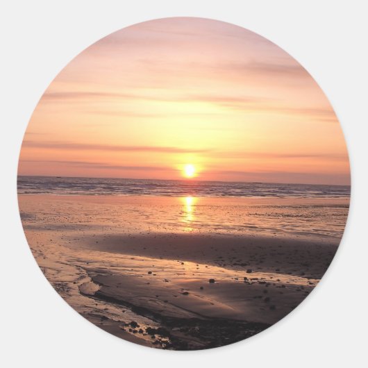 Zonnevignet Ronde Sticker (Voorkant)