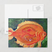 Zonnevis Briefkaart (Voorkant / Achterkant)