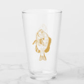 zonnevis-pintglas glas (Achterkant)