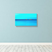 Zonnevis Zeilboten Canvas Afdruk (Insitu (Houten vloer))