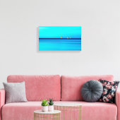 Zonnevis Zeilboten Canvas Afdruk (Insitu (Woonkamer))
