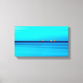 Zonnevis Zeilboten Canvas Afdruk (Voorkant)