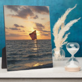 Zonnevlag Fotoplaat (Zijkant)