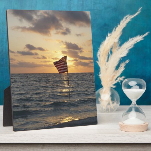 Zonnevlag Fotoplaat (Zijkant)