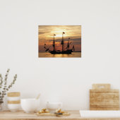 Zonnevlagschip Poster (Keuken)