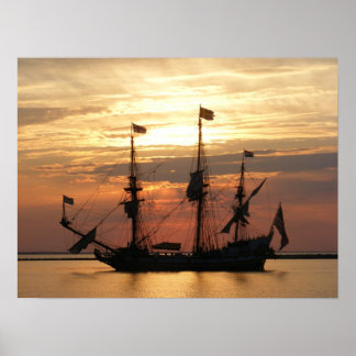 Zonnevlagschip Poster