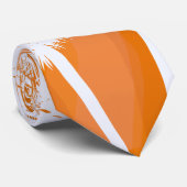 Zonnevlakke bomen stropdas (Opgerold)