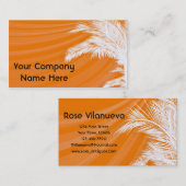 Zonnevlakke bomen visitekaartje (Voorkant / Achterkant)