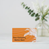 Zonnevlakke bomen visitekaartje (Staand voorkant)