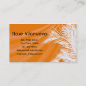 Zonnevlakke bomen visitekaartje (Achterkant)