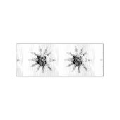 Zonnevlakken op blauwe Thunder_Cove Rubberstempel (Gestempeld)