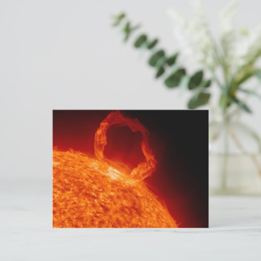 Zonnevlam Briefkaart (Staand voorkant)