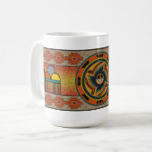 Zonnevlam Koffiemok (Voorkant links)