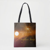 Zonnevlam Liedjes Tote Bag (Voorkant)