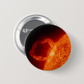 Zonnevlam Ronde Button 5,7 Cm (Voorkant /achterkant)