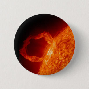 Zonnevlam Ronde Button 5,7 Cm