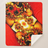 Zonnevlam Sherpa Deken (Voorkant)