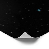 Zonnevlam van de Star EV Lacertae EV Lac Poster (Hoek)