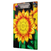 Zonnevlamzonnebloemen klembord (Links)