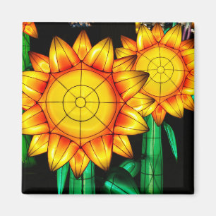 Zonnevlamzonnebloemen Magneet