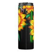 Zonnevlamzonnebloemen thermosbeker (Achterkant)