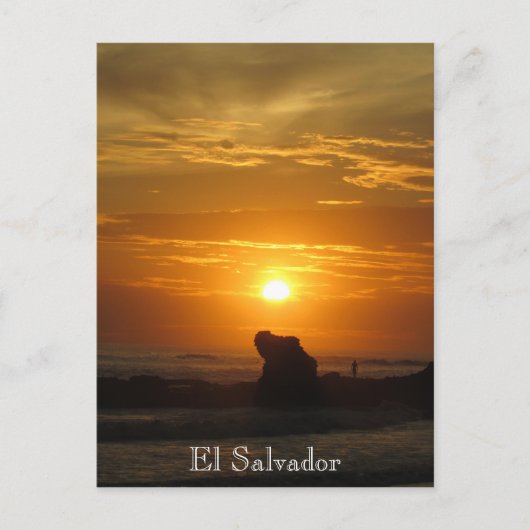 zonnevlegel el tunco briefkaart (Voorkant)