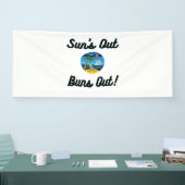 zonnevlekken uit spandoek (Beurs)