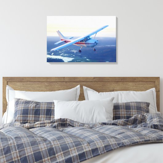 Zonnevluchten Canvas Afdruk (Insitu (Slaapkamer))