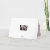 Zonnevolle Sakura-bloemen tegen de wolkenhemel Kaart (Achterkant)