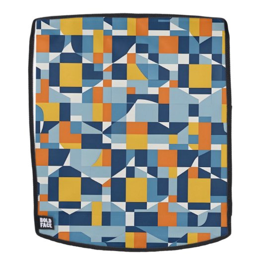 "Zonnevormen Rugtassen (Verwijderbaar gezicht)