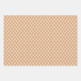 Zonnevredesveren, nieuw ontwerp inpakpapier vel