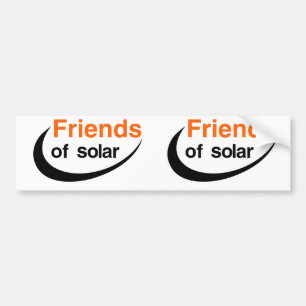 Zonnevrienden Bumpersticker