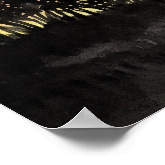 Zonnevrije Bossen Poster (Hoek)