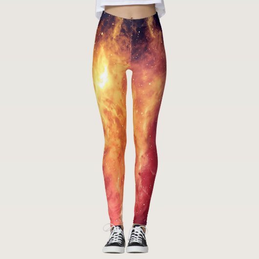 Zonnevuur door de Kosmos Leggings (Voorkant)