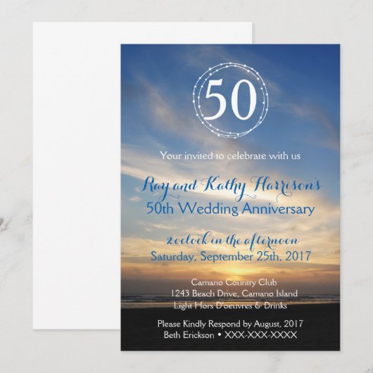 Zonnewaarden Jubileum Kaart (Voorkant / Achterkant)