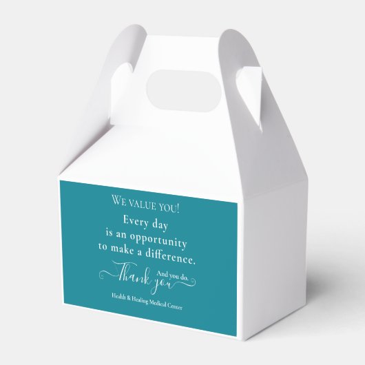 Zonnewaardes Week Maand Bulk Bedankdoosjes (Achterkant)