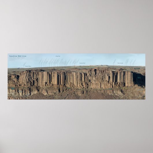 Zonnewand — schroomleiding/Poster Poster (Voorkant)