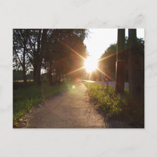 Zonnewandeling in Hongarije Briefkaart