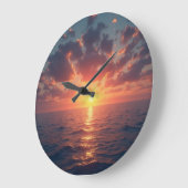 zonnewandklok grote klok (Hoek)