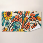 Zonnewater Bloei Badhanddoek (Badhanddoek)