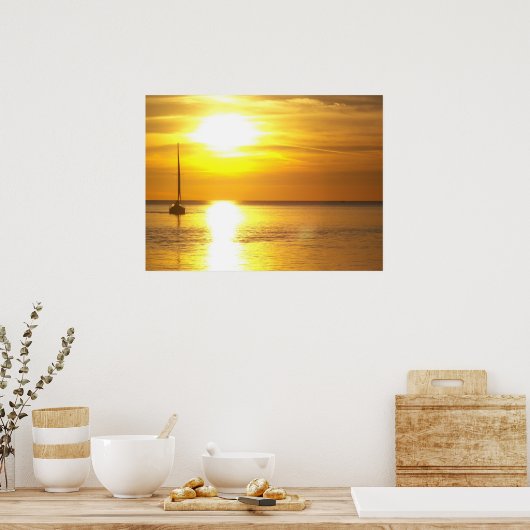 Zonnewateren Poster (Keuken)