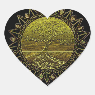 Zonnewatering van de Life Sun Hart Sticker